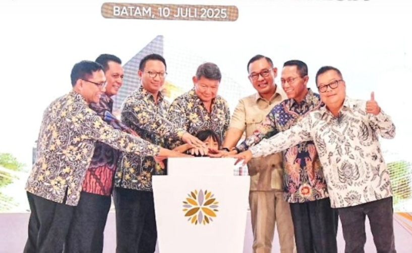 Hashim Djojohadikusumo, pekan lalu meresmikan pabrik PT Solder Tin Andalan Indonesia